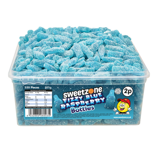 Sweetzone Fizzy Blue Raspberry Bottles